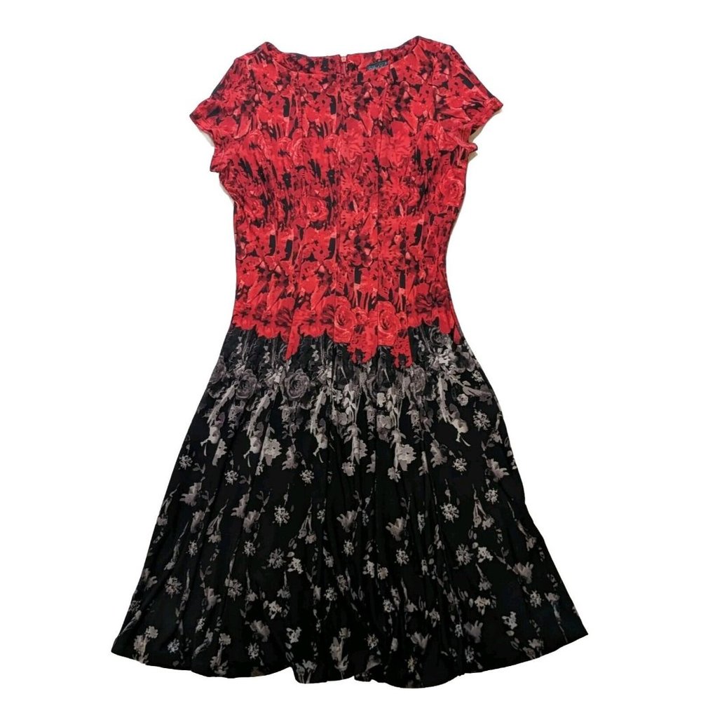 Gabby Skye Women Multicolor Dress Short Sleeve  Size  6